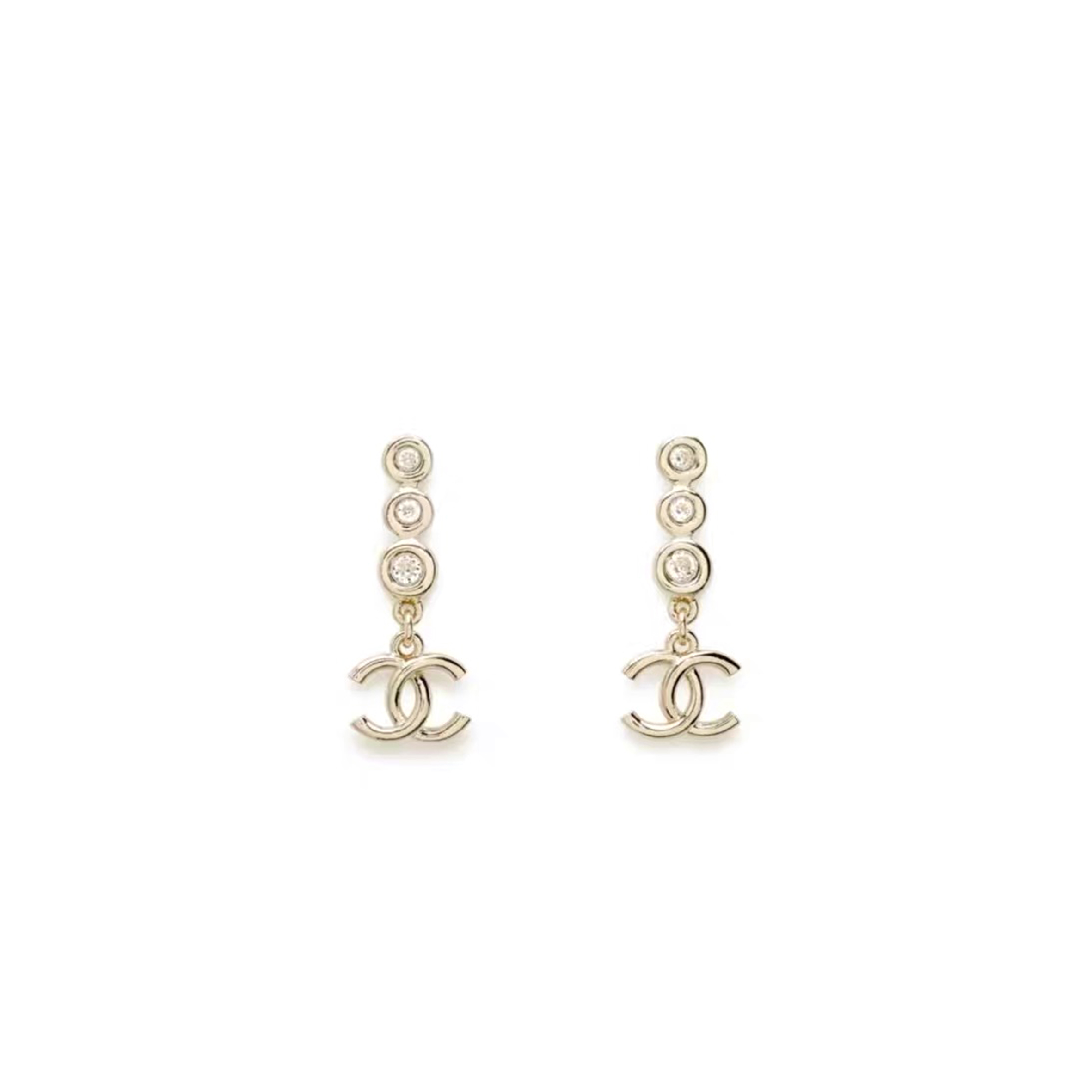 Ch**el metal earrings abc188